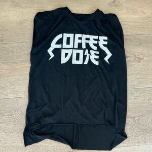 Black Coffee Dose tank top - size small